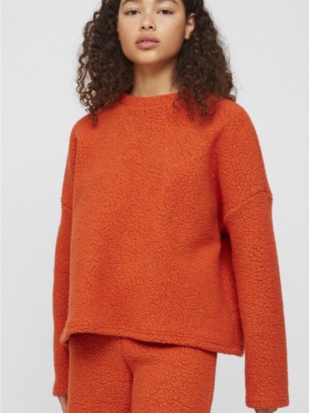 RITA ROW Crewneck Sweater - Orange